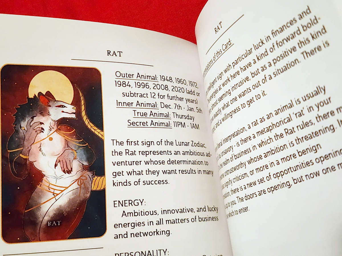 CELESTIAL ANIMAL Oracle Tarot New Edition Guidebook