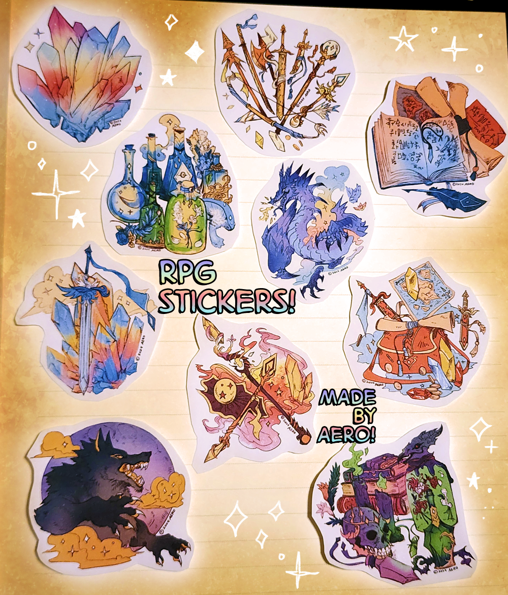 Adventurer's Supplies 2" Premium Sticker