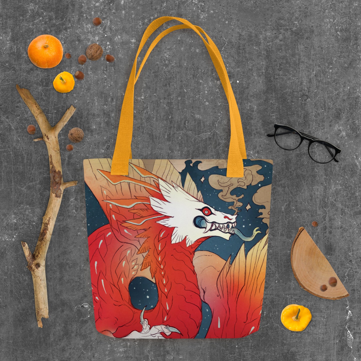 Windhowl the Sky Dragon Tote Bag