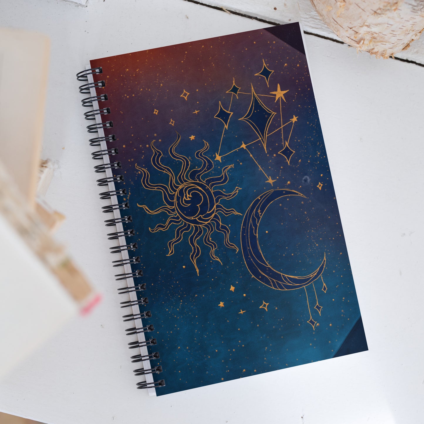 Celestial Spiral Notebook