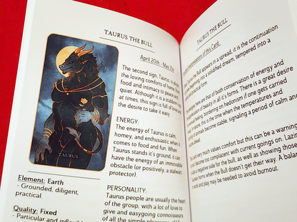 CELESTIAL ANIMAL Oracle Tarot New Edition Guidebook