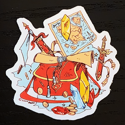 Adventurer's Supplies 2" Premium Sticker