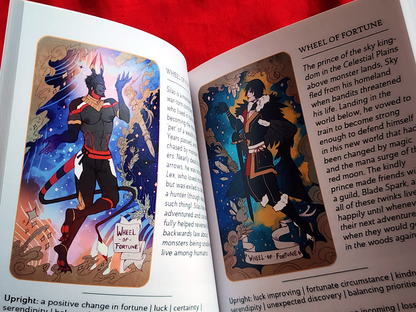 Starry Knight Tarot 160-Card Deck + Book  [lgbtqia+ | gay | M/M | bara | teratophilia | monsters | beginner-friendly]