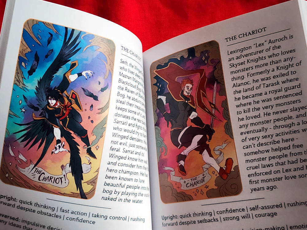 Starry Knight Tarot 160-Card Deck + Book  [lgbtqia+ | gay | M/M | bara | teratophilia | monsters | beginner-friendly]