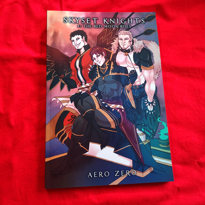 SKYSET KNIGHTS 1: The Red Moon Rises comic book [bara | romance | yaoi | M/M | nsfw erotica | BL]