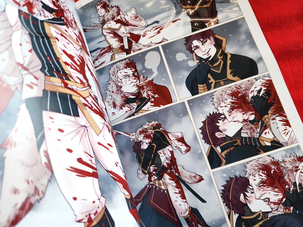 SKYSET KNIGHTS 1: The Red Moon Rises comic book [bara | romance | yaoi | M/M | nsfw erotica | BL]