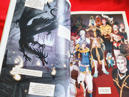 SKYSET KNIGHTS 1: The Red Moon Rises comic book [bara | romance | yaoi | M/M | nsfw erotica | BL]