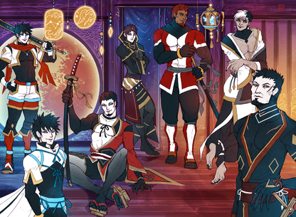 Adventuring Party Gaming Mouse Pad