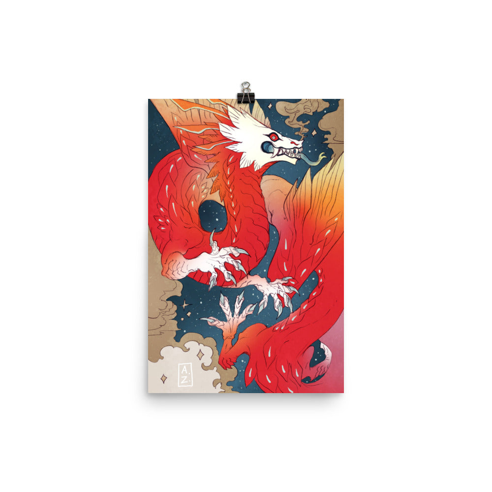 Windhowl the Sky Dragon Poster