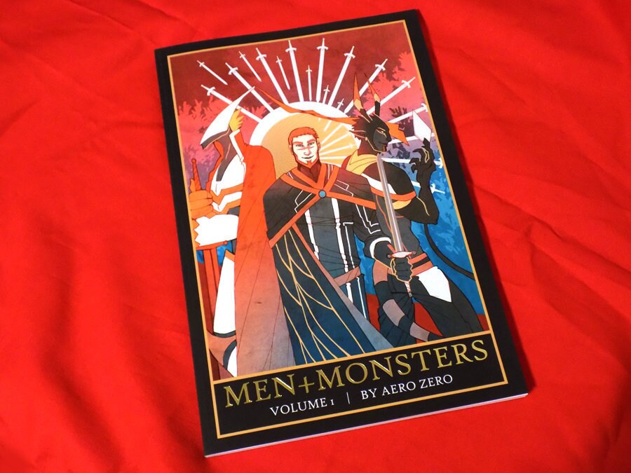 MEN+MONSTERS Volume 1 softcover comic book [bara | monsters | yaoi | NSFW erotica]