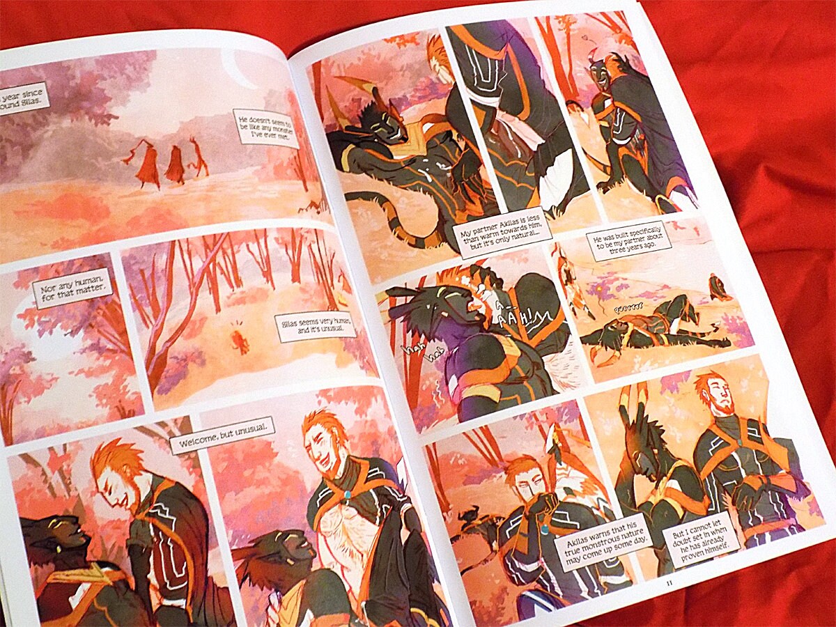 MEN+MONSTERS #1 single-issue comic book [bara | monsters | yaoi | NSFW erotica]