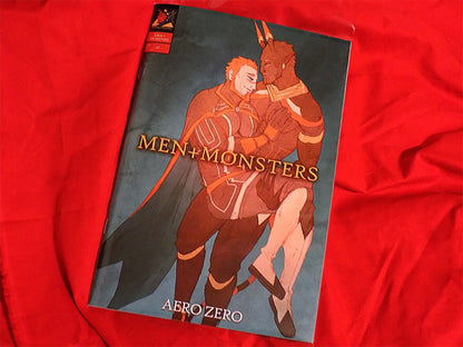 MEN+MONSTERS #1 single-issue comic book [bara | monsters | yaoi | NSFW erotica]