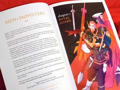 MEN+MONSTERS #1 single-issue comic book [bara | monsters | yaoi | NSFW erotica]