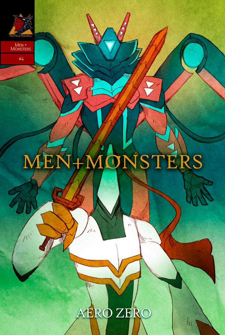 MEN+MONSTERS #4 single-issue comic book [bara | monsters | robots | humor | NSFW erotica]