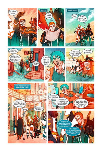 MEN+MONSTERS #4 single-issue comic book [bara | monsters | robots | humor | NSFW erotica]