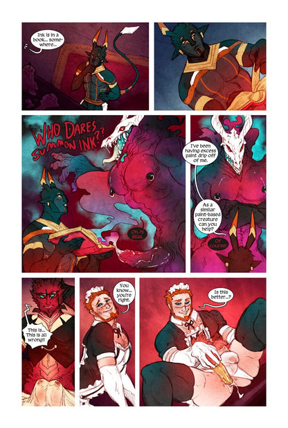 MEN+MONSTERS #6 single-issue comic book [bara | monsters | lgbtqia | humor | NSFW erotica]