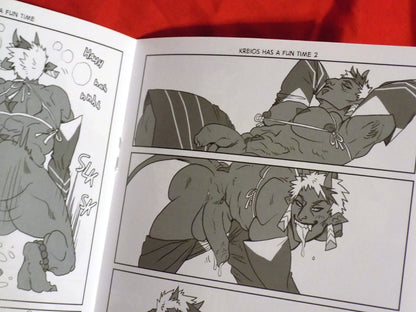 BEEFCAKE BAKERY Comic Book: What kind of frosting is this?? [bara | humor | romance | teratophilia | NSFW erotica | slice-of-life]