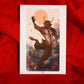 SATYR 4x6 Art Print [original | fantasy | terato | pan | faun | monster | postcard]