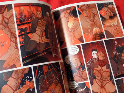 By My Hand comic book [bara | BDSM | bondage | dom sub | NSFW erotica]