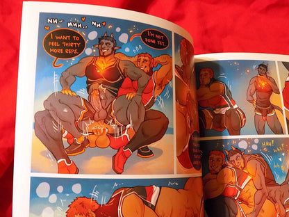 By My Hand comic book [bara | BDSM | bondage | dom sub | NSFW erotica]