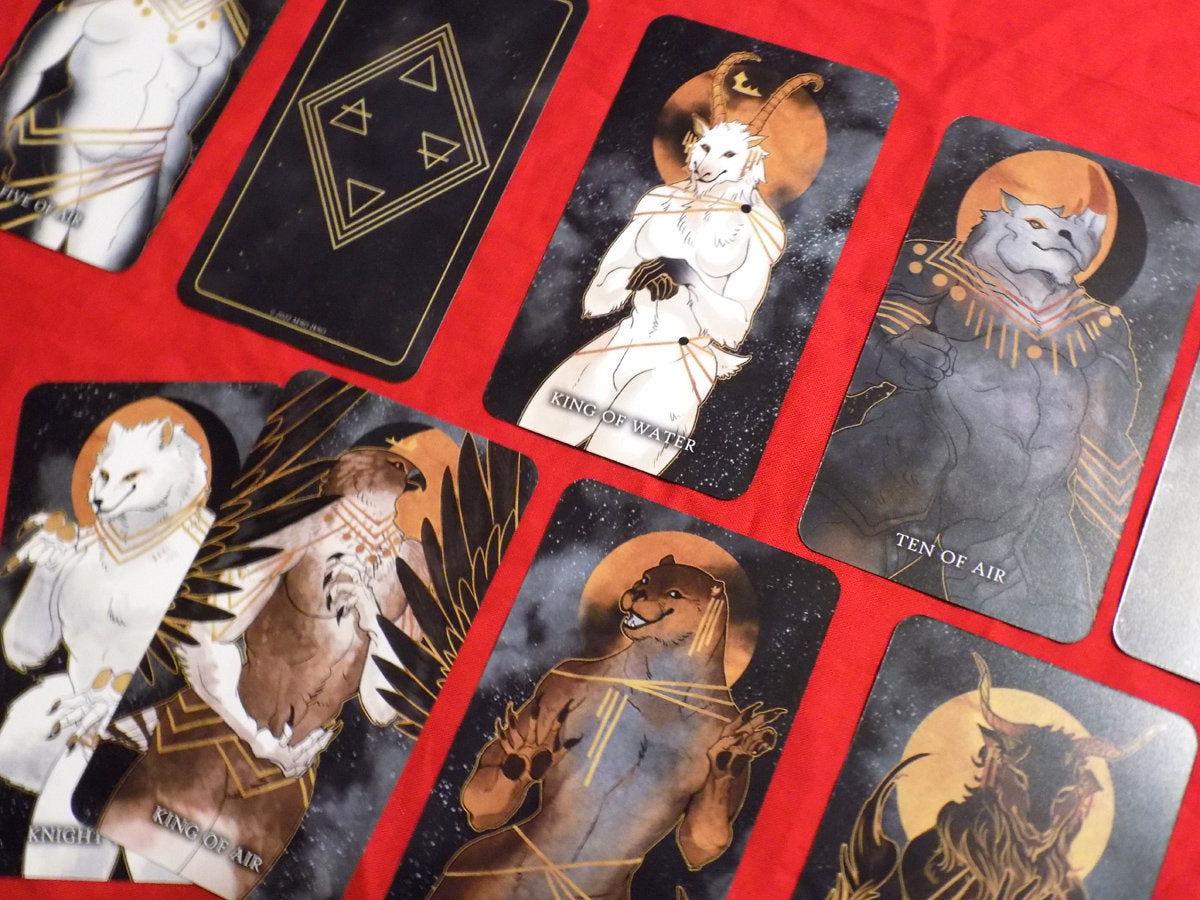 DIVINE ANIMAL Tarot Card Deck + Book Pre-Order [lgbtqia | gay | anthro | bara| furry | therian | beginner-friendly]