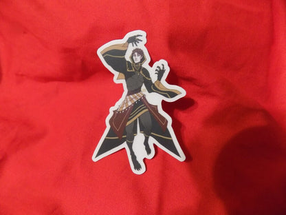 VERUS 3" clear vinyl sticker [original | fantasy | terato | monster boy | demon | monster | mage]
