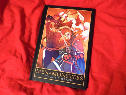 MEN+MONSTERS Volume 2 Hardcover comic book [bara | monsters | yaoi | NSFW erotica]