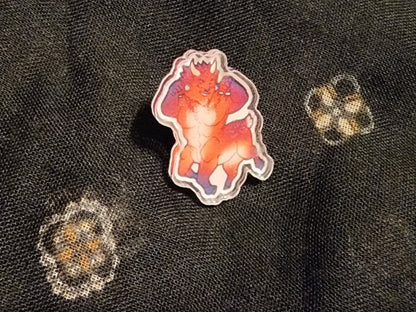 CENTAUR 1" pin button [original | fantasy | terato | taur | monster | pin | button]